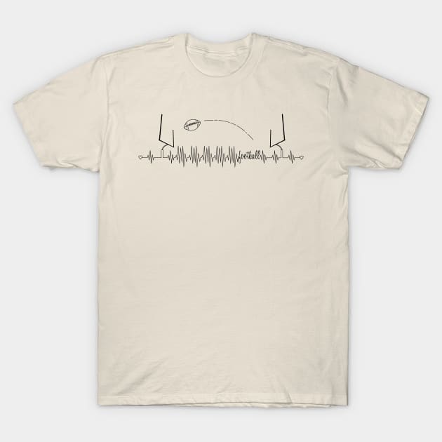 I heart Football! T-Shirt by TJWArtisticCreations